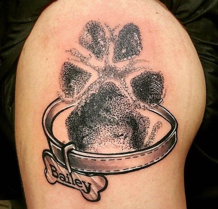 memorial dog tattoo ideas 0018