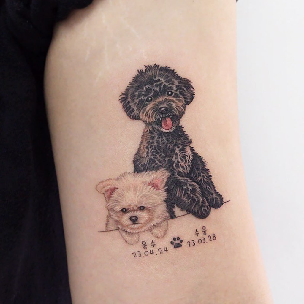 memorial dog tattoo ideas 0024