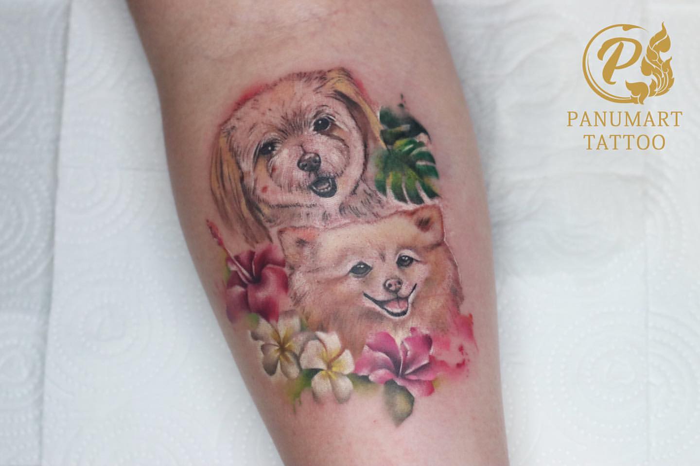 memorial dog tattoo ideas 0039