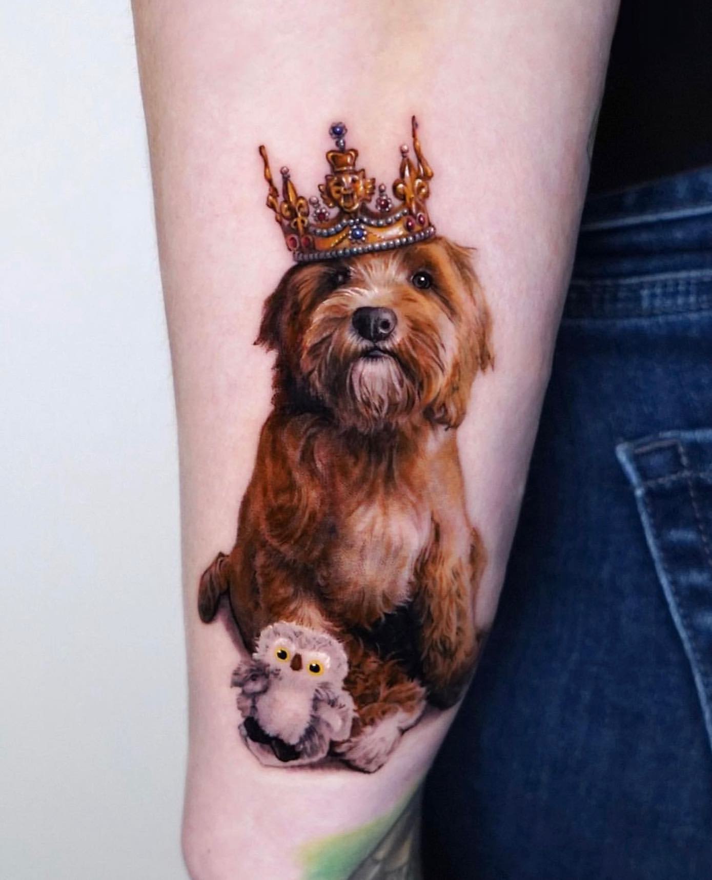 memorial dog tattoo ideas 0044