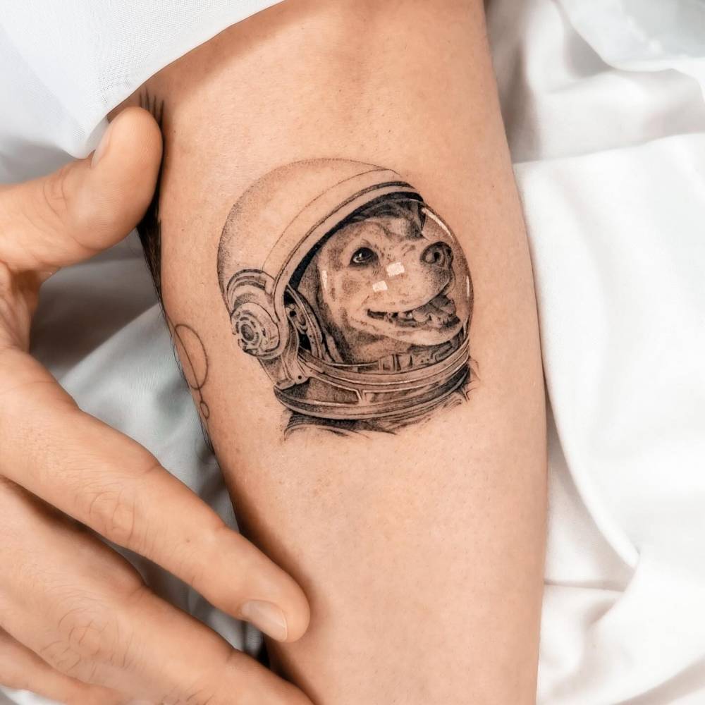 memorial dog tattoo ideas 0051