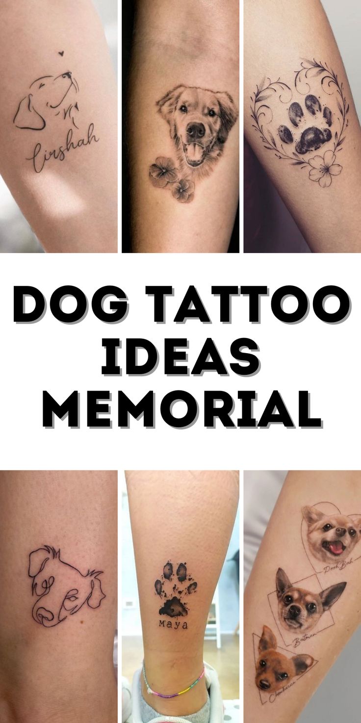 memorial dog tattoo ideas 0065