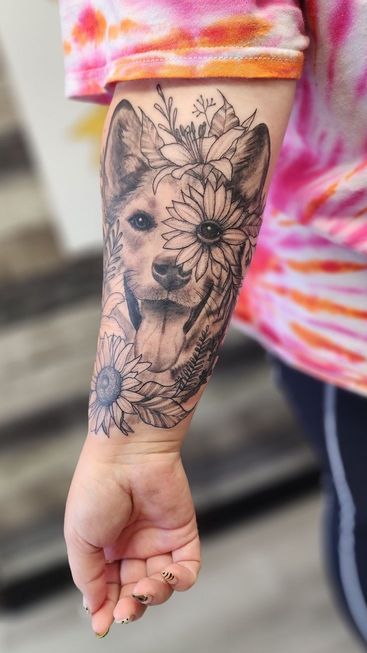 memorial dog tattoo ideas 0083