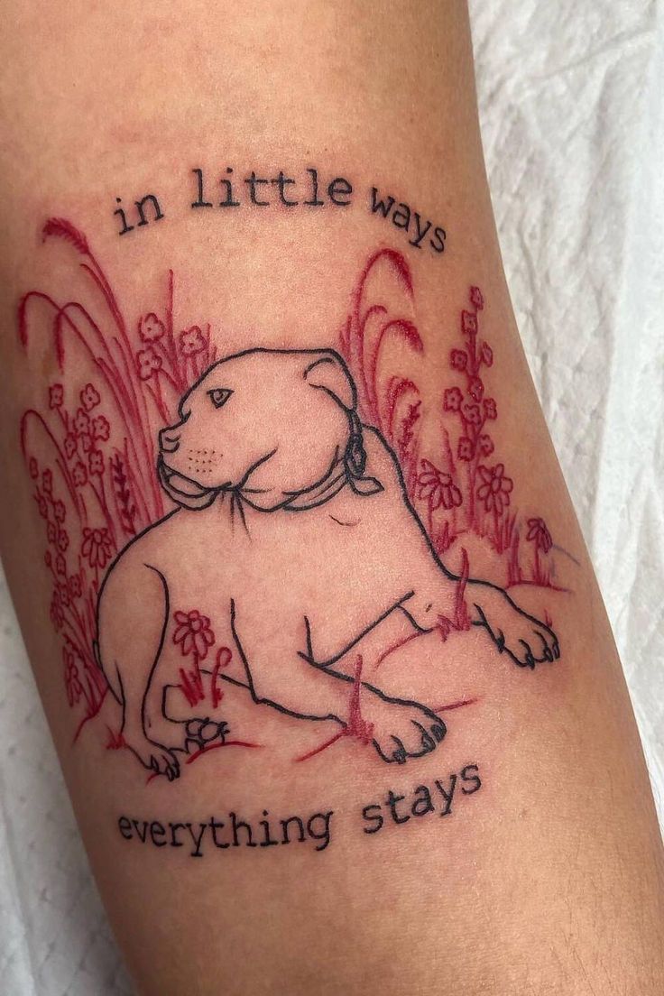 memorial dog tattoo ideas 0086