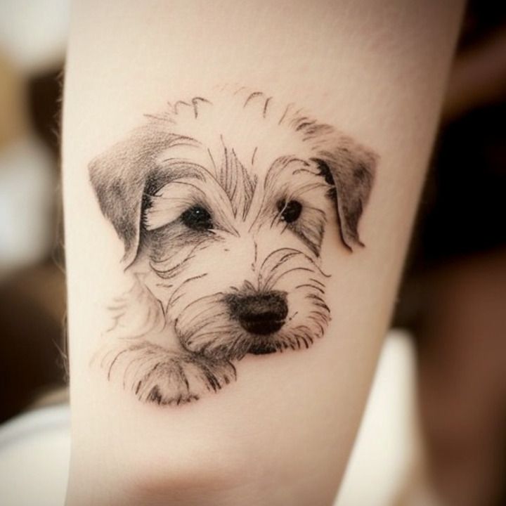 memorial dog tattoo ideas 0099