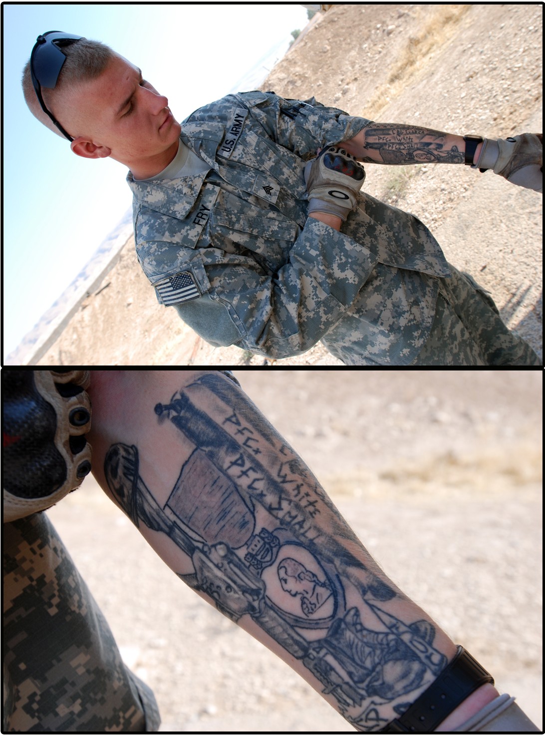 military tattoo ideas for men