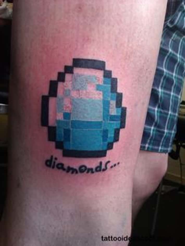 Minecraft tattoo ideas 0026