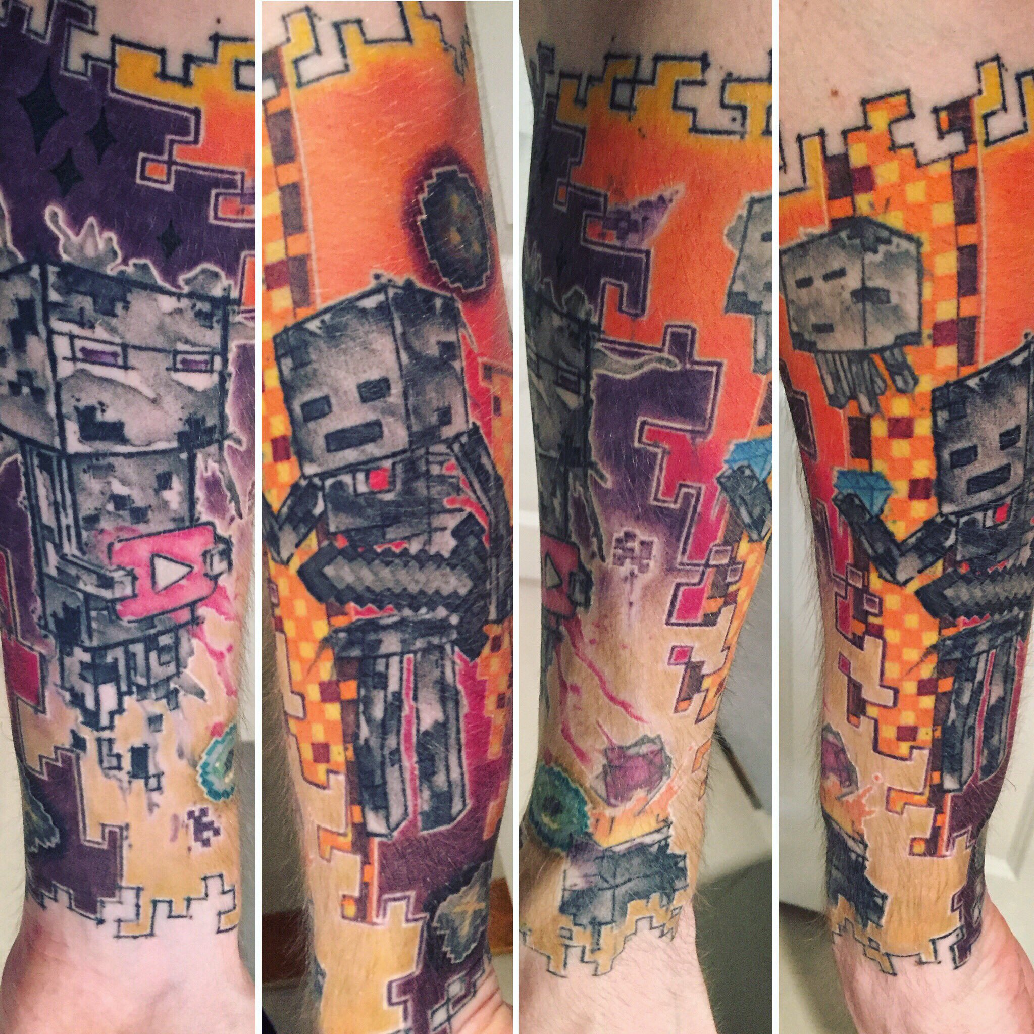 Minecraft tattoo ideas 0038