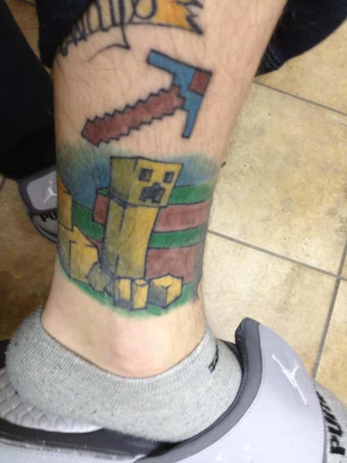 Minecraft tattoo ideas 0039