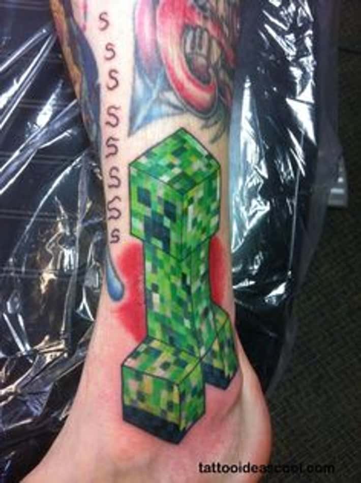 Minecraft tattoo ideas 0057