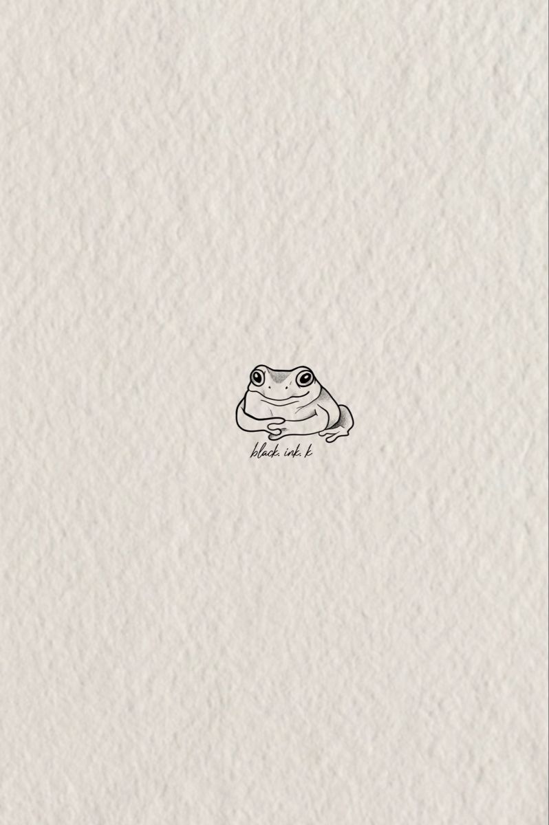 mini small frog tattoo 0044