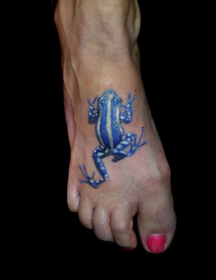 mini small frog tattoo 0071