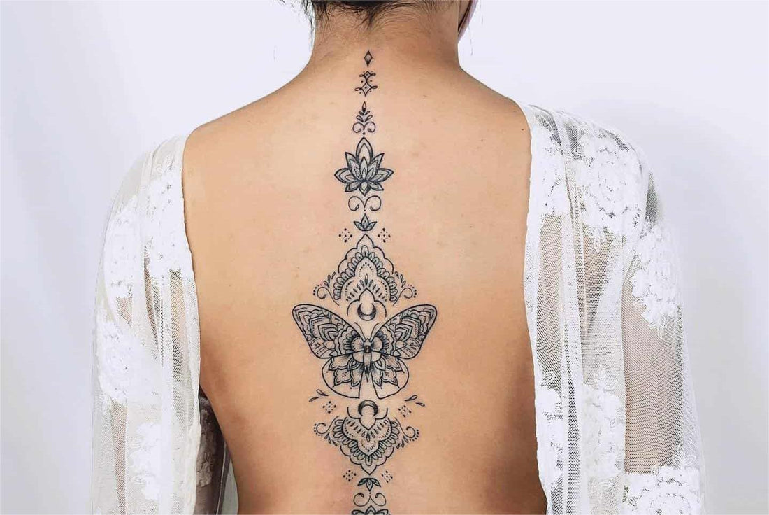 minimalist back tattoo ideas for women