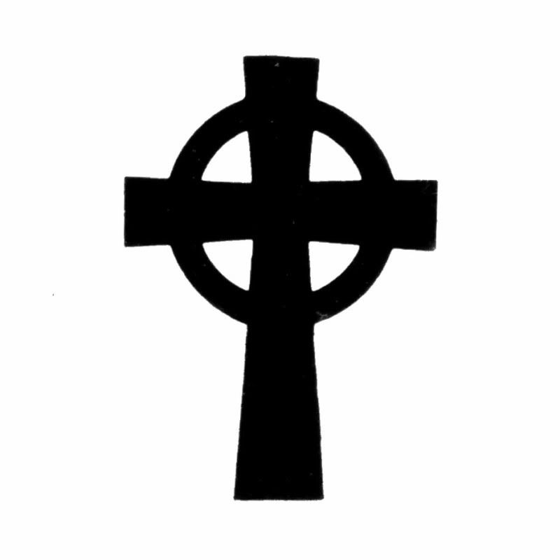 minimalist celtic cross tattoo ideas