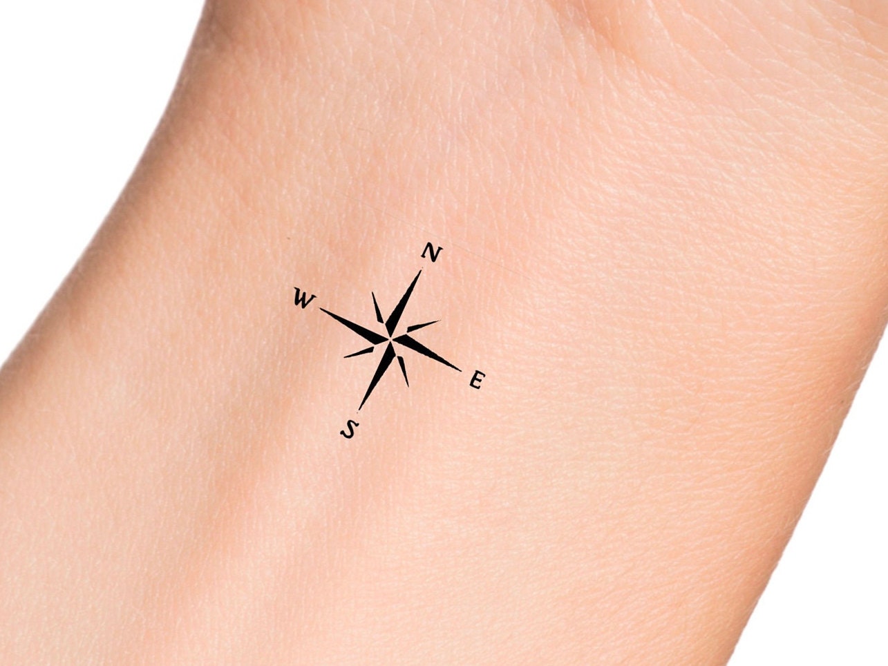 minimalist compass tattoo ideas