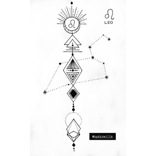 minimalist horoscope tattoo ideas