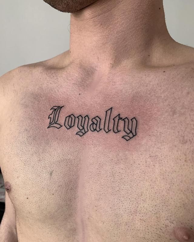 minimalist loyalty tattoo ideas