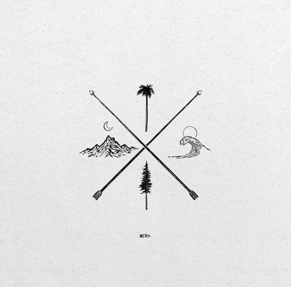 minimalist simple mens tattoo ideas