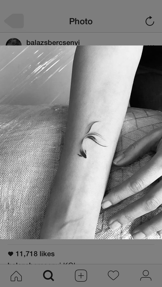 minimalist small koi fish tattoo 0046