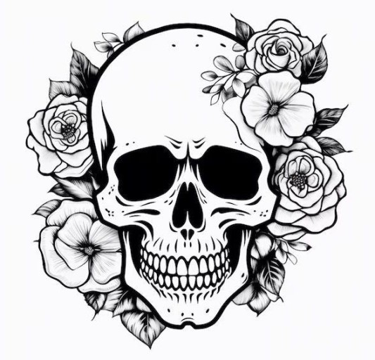 minimalist small skull tattoo styles