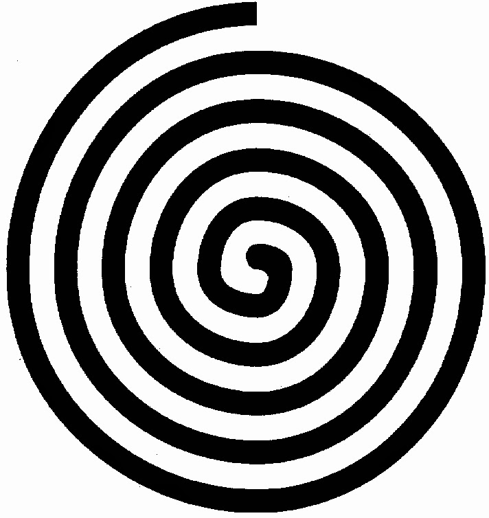 minimalist spiral tattoo ideas