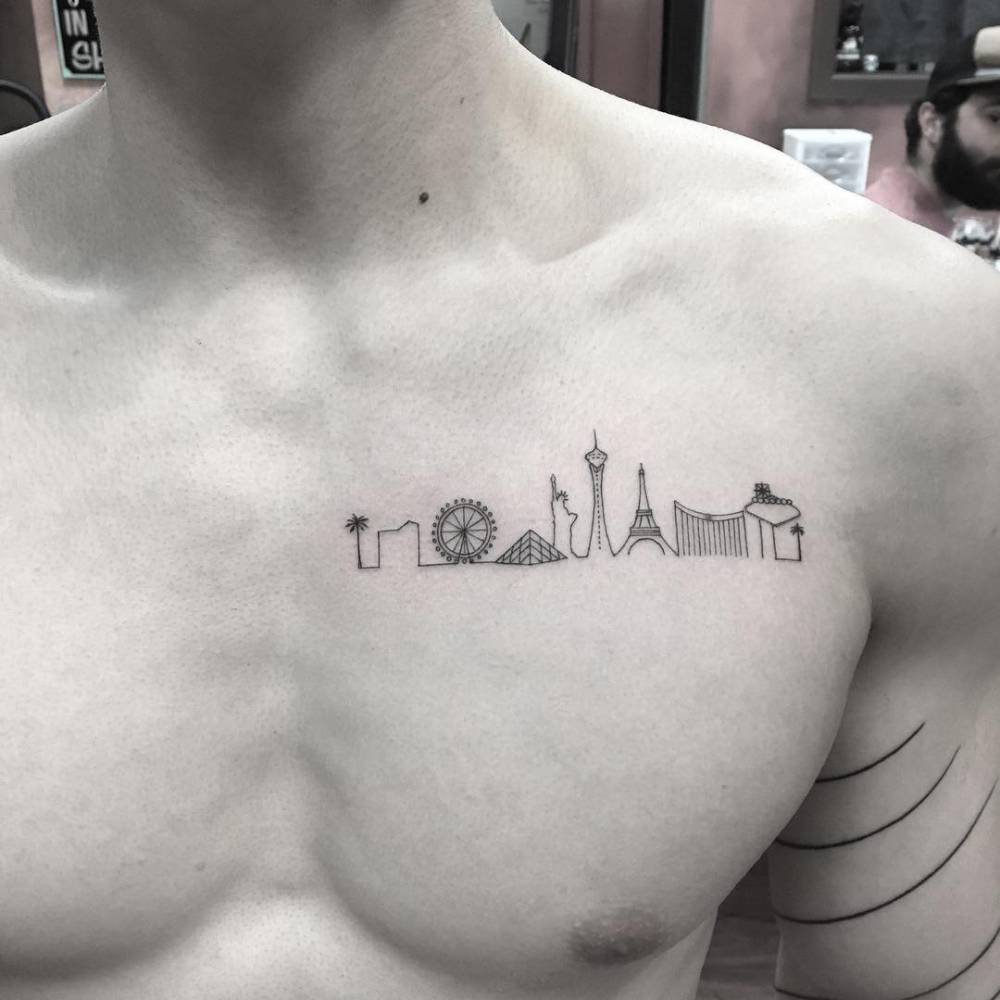 minimalist tattoo ideas for Las Vegas