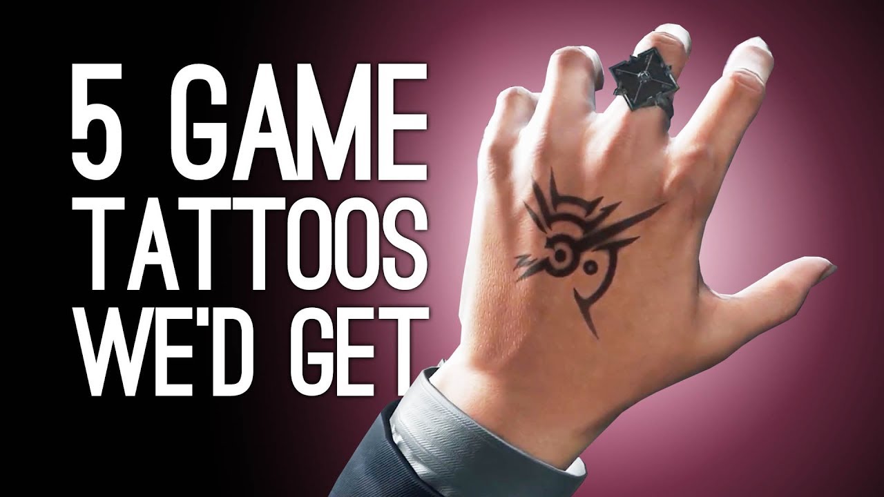 minimalist video game tattoo designs