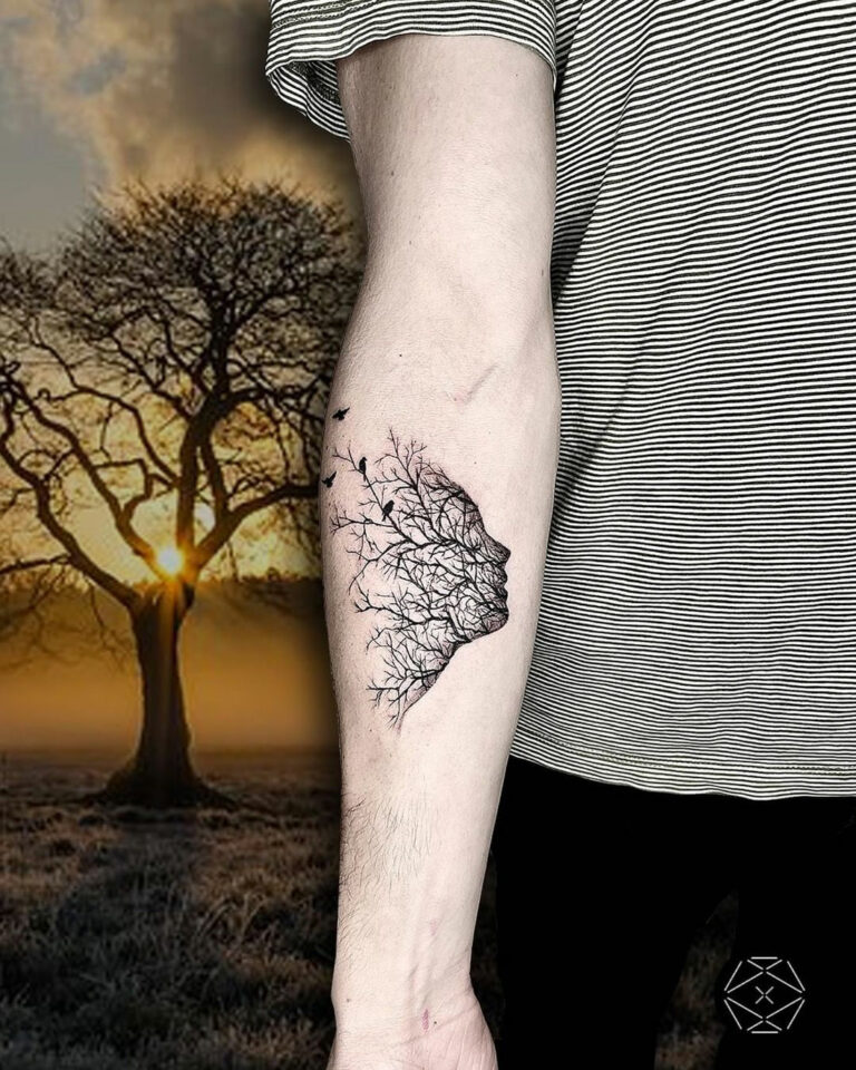 minimalistic nature small tattoo ideas