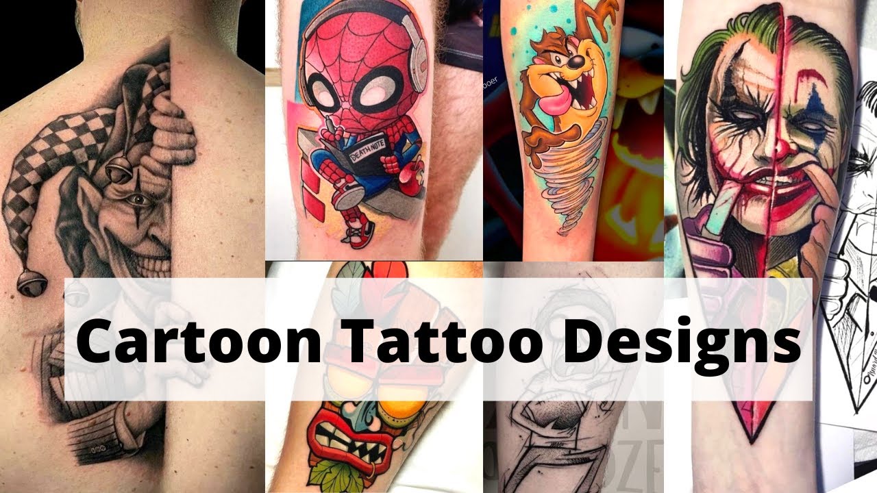 minimalistic tattoo cartoon ideas