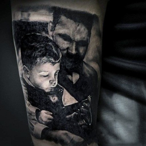 modern family tattoo styles for guys