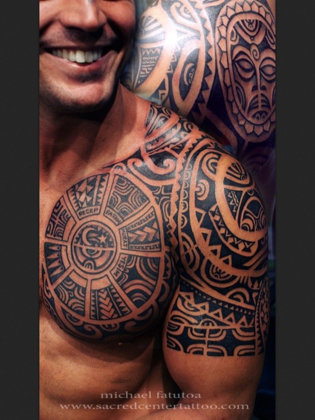 modern tribal tattoo ideas for men