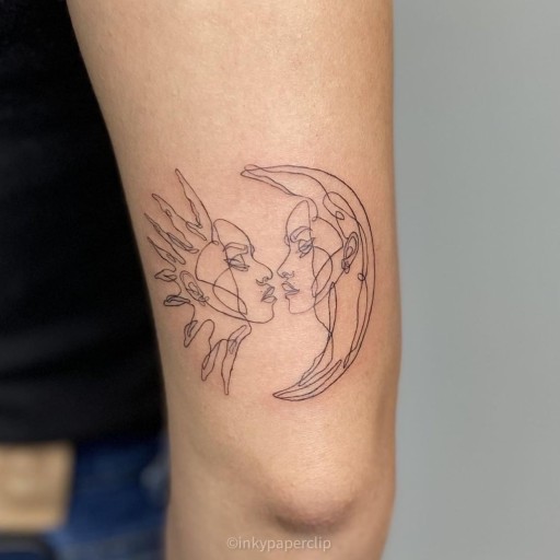 moon and sun tattoo ideas 0028