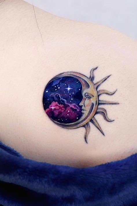 moon and sun tattoo ideas 0041