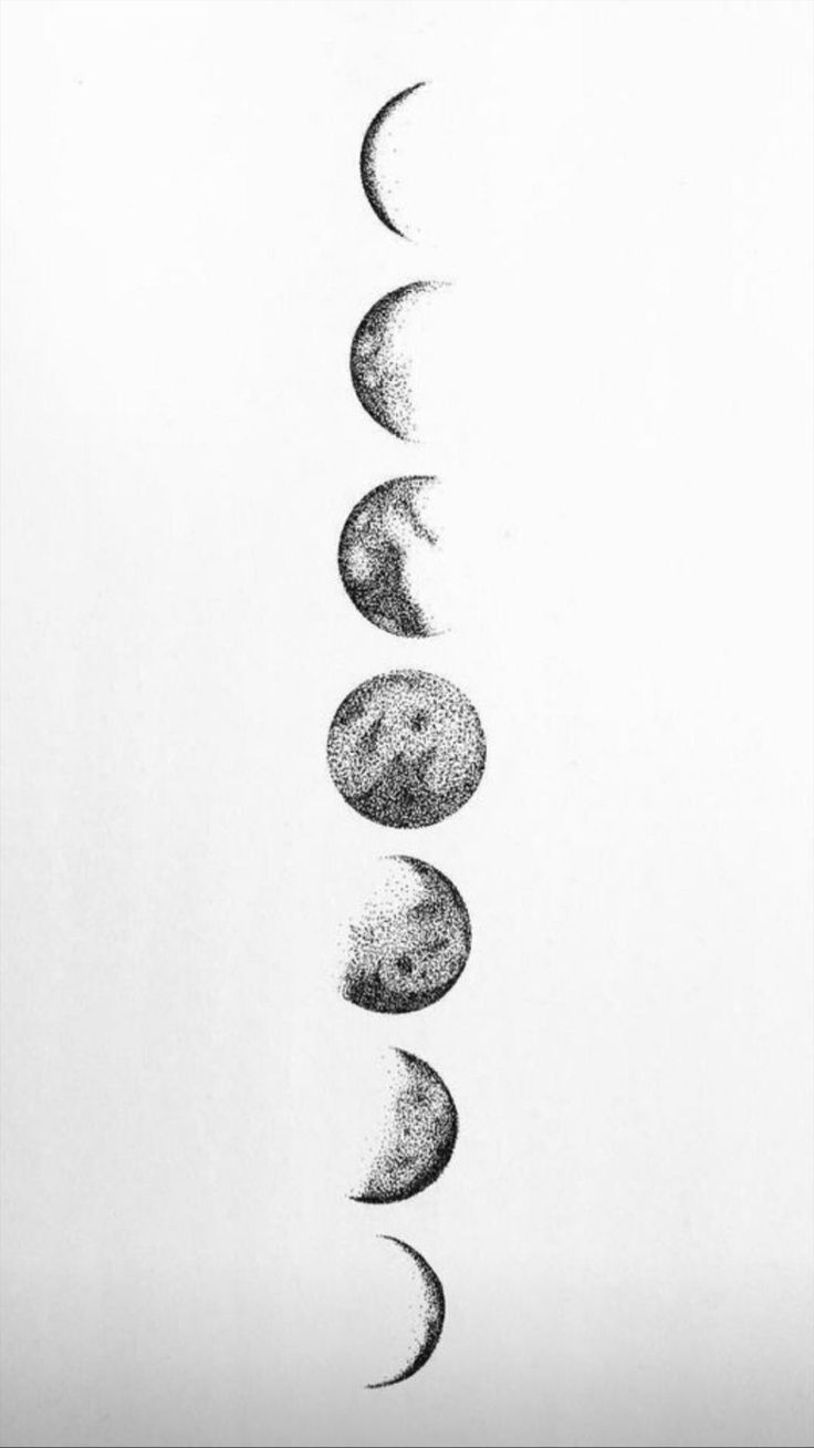 moon phase tattoo ideas 0019