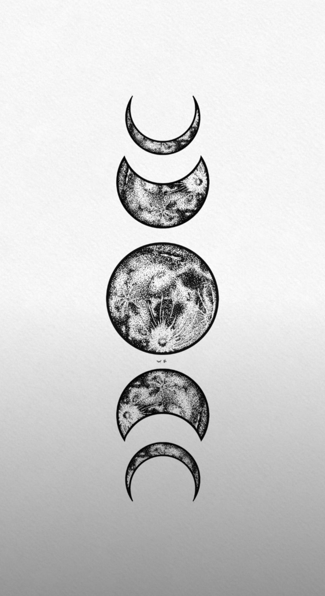 moon phase tattoo ideas 0024