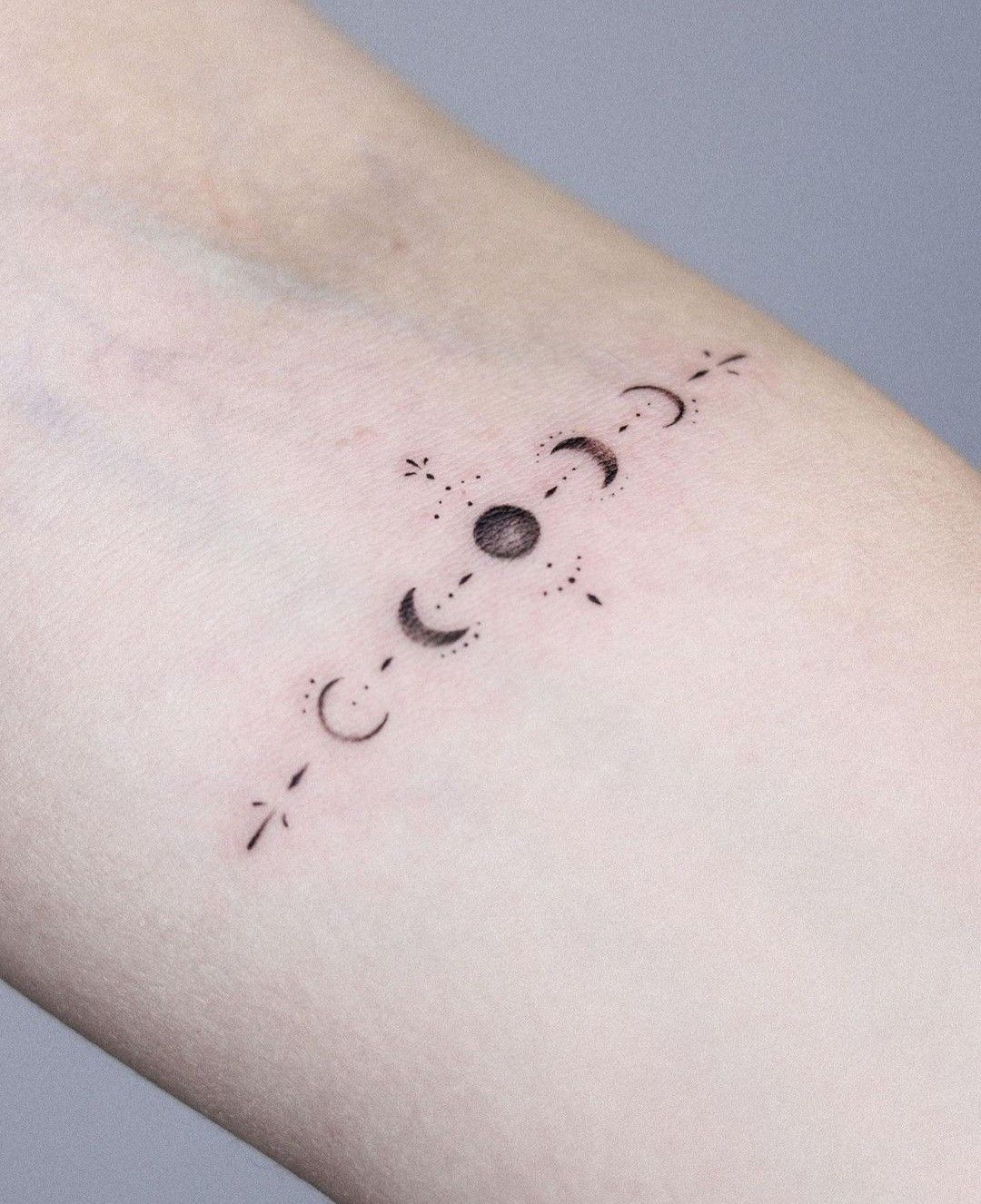 moon phase tattoo ideas 0027