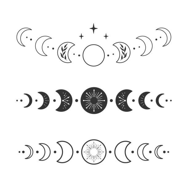 moon phase tattoo ideas 0034