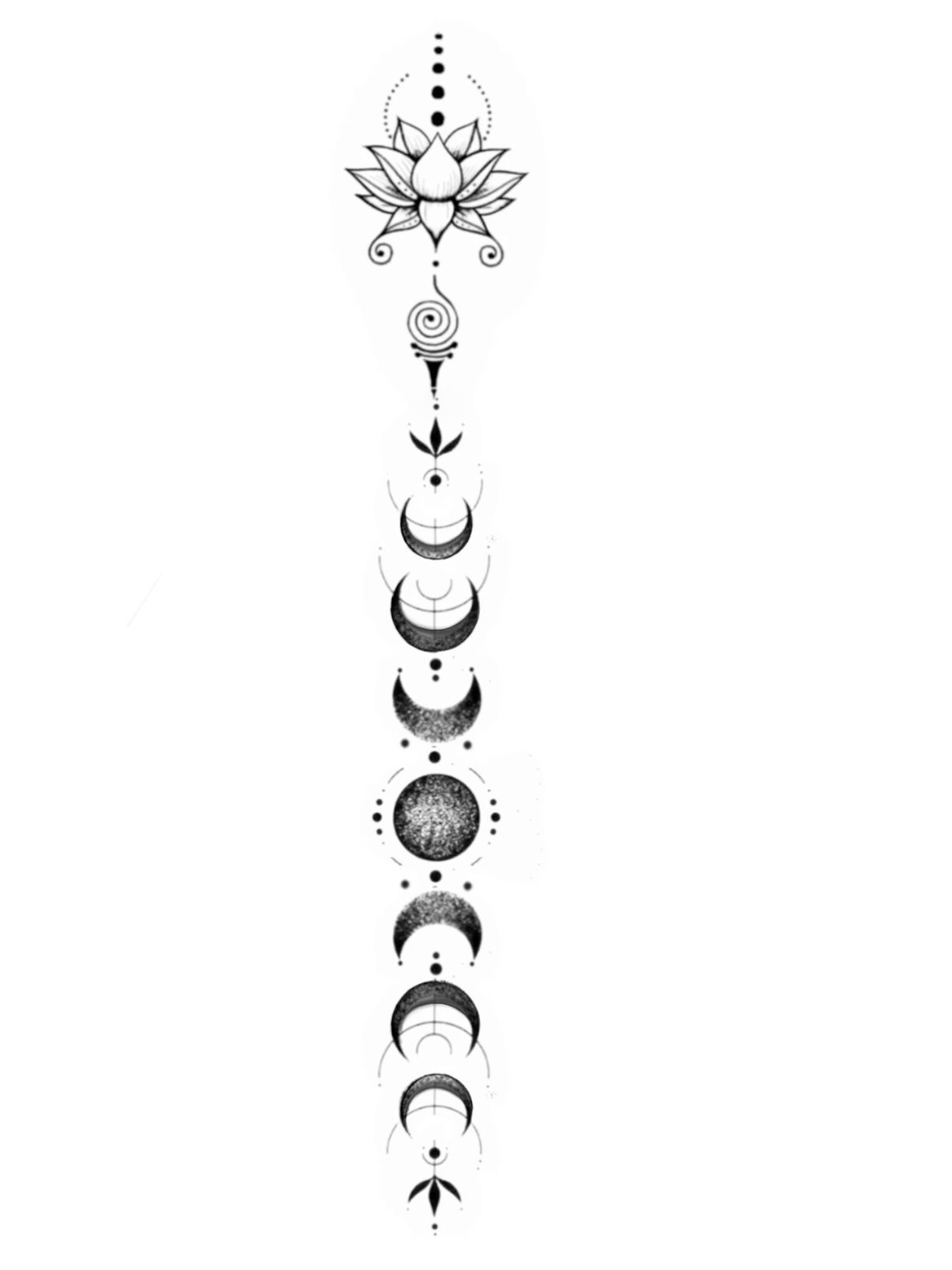 moon phase tattoo ideas 0037