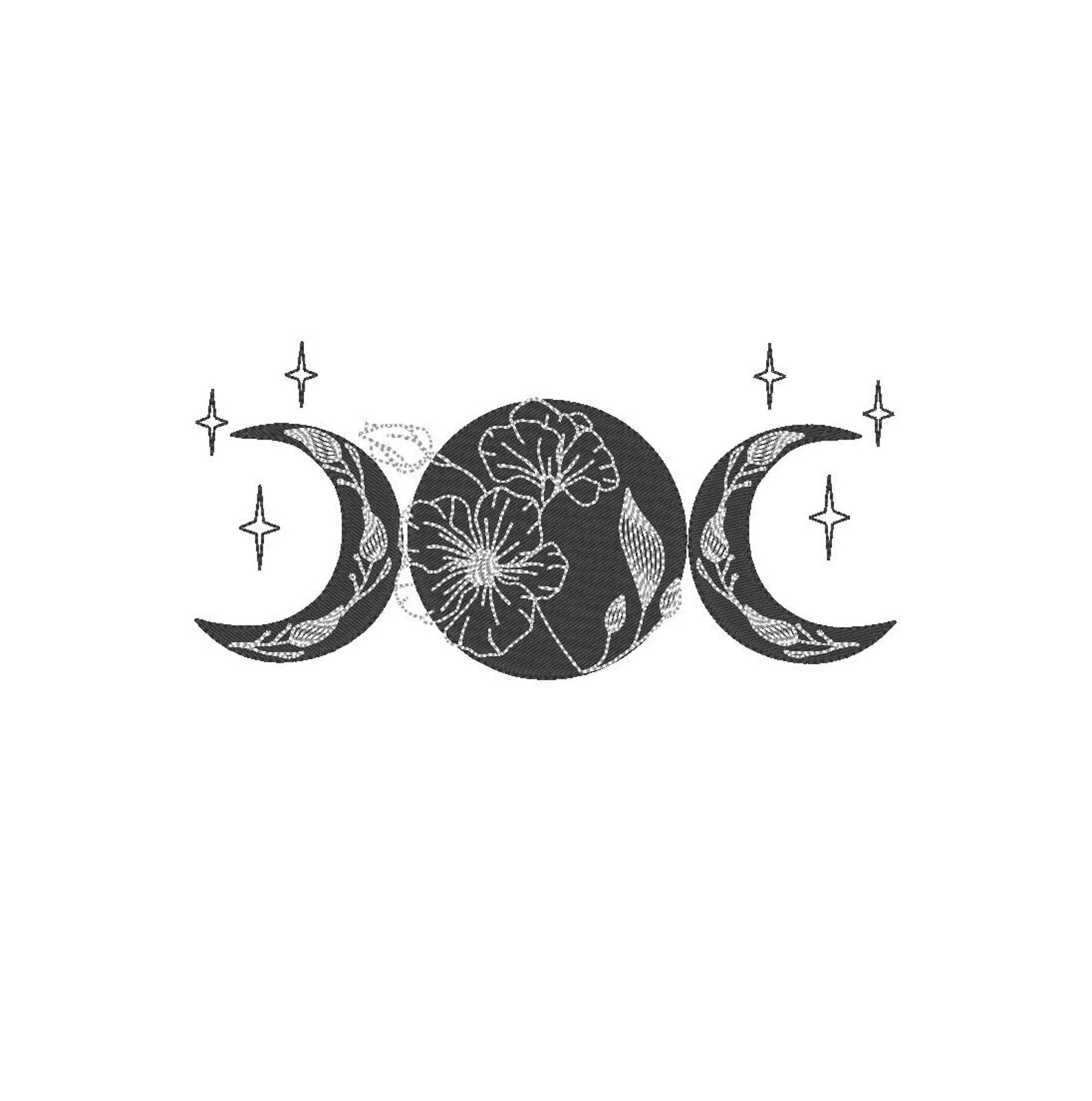 moon phase tattoo ideas 0047