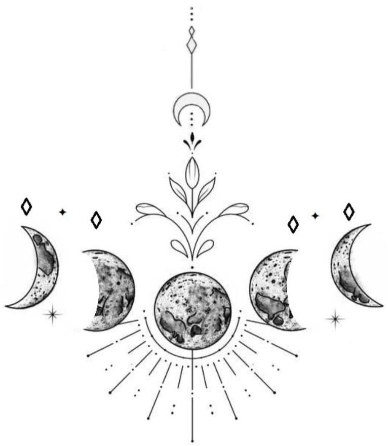 moon phase tattoo ideas 0051