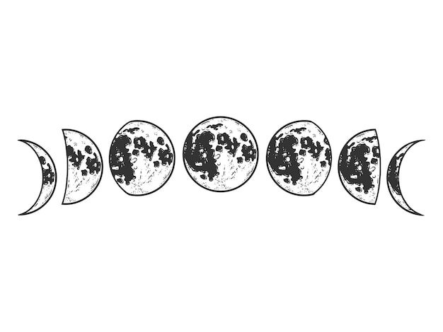 moon phase tattoo ideas 0057