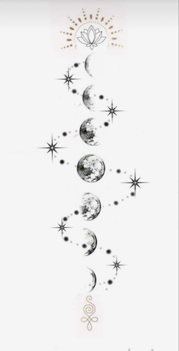 moon phase tattoo ideas 0059