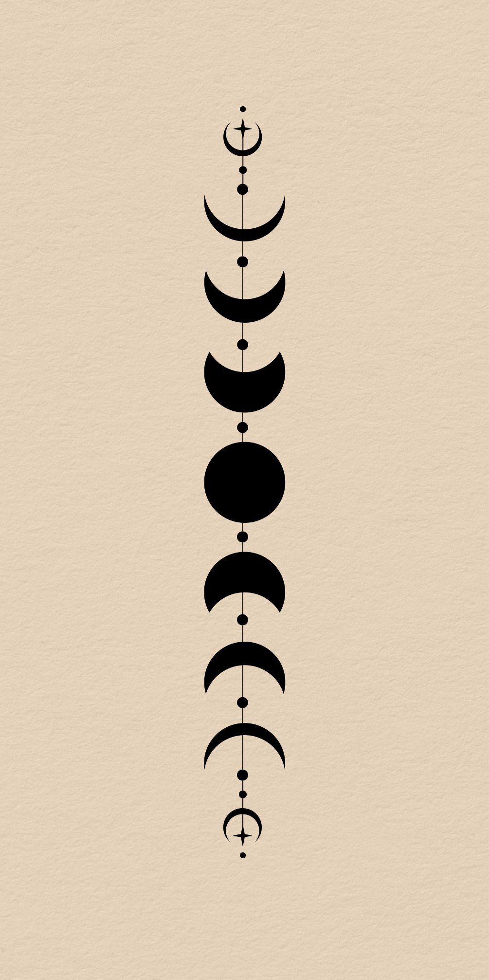 moon phase tattoo ideas 0069