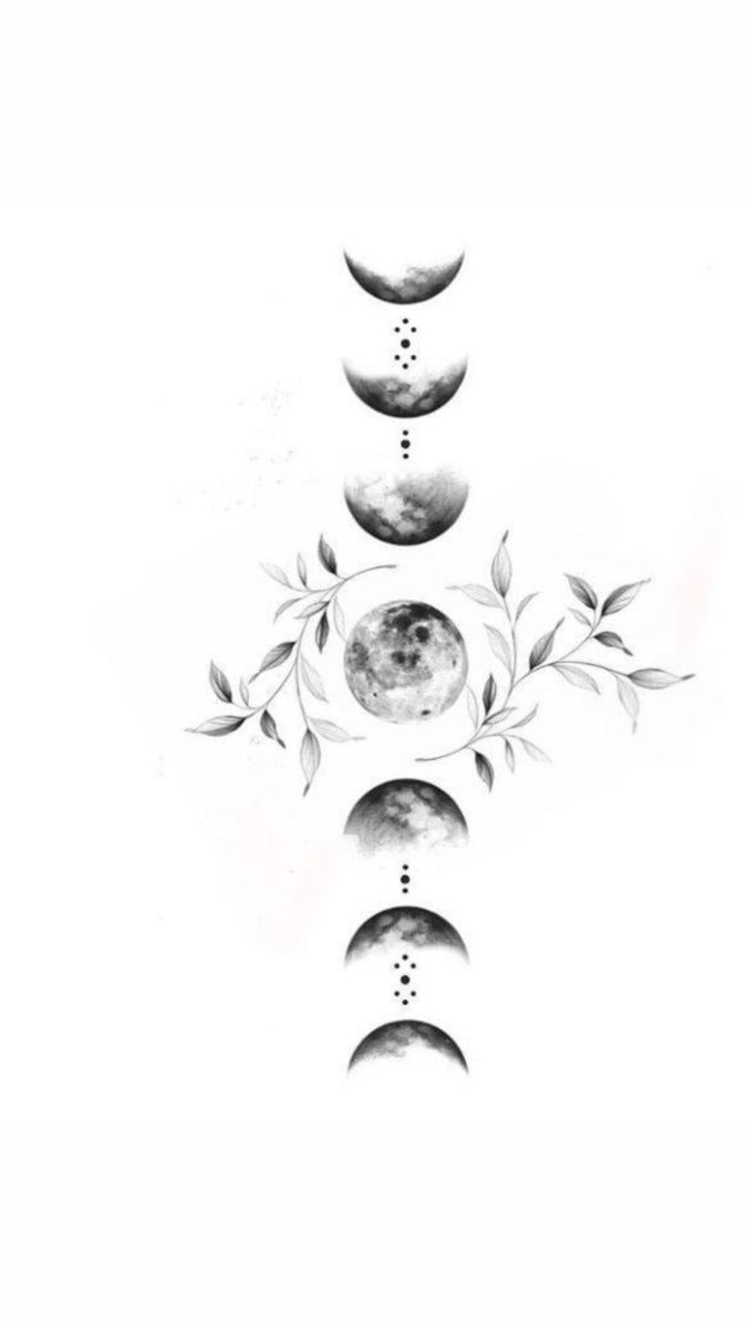 moon phase tattoo ideas 0072