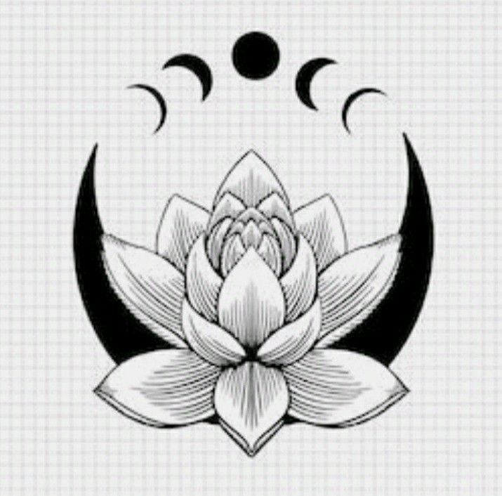 moon phase tattoo ideas 0073