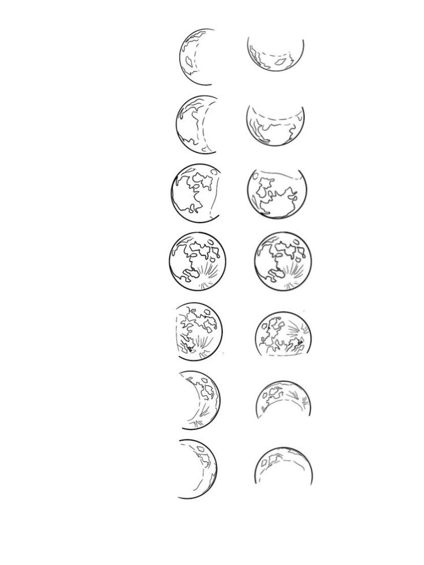 moon phase tattoo ideas 0076