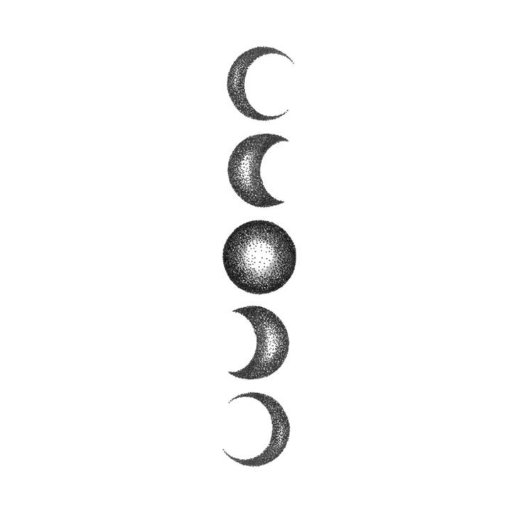 moon phase tattoo ideas 0079