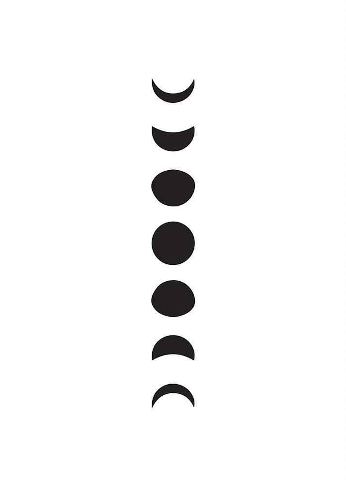 moon phase tattoo ideas 0087