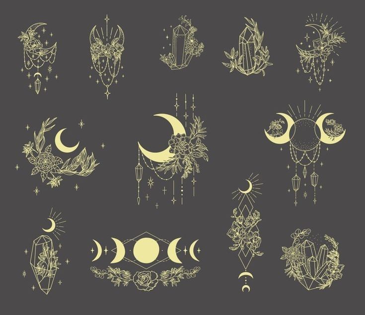 moon phase tattoo ideas 0091