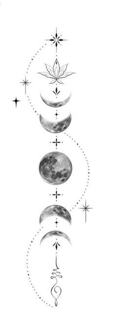 moon phase tattoo ideas 0096